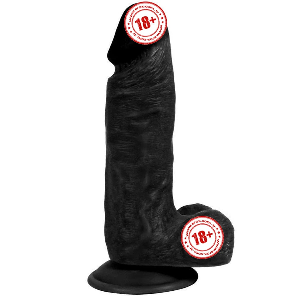 Xise Dildo Series İron Dragon 18 cm Realistik Penis XS-WBC10027-Black