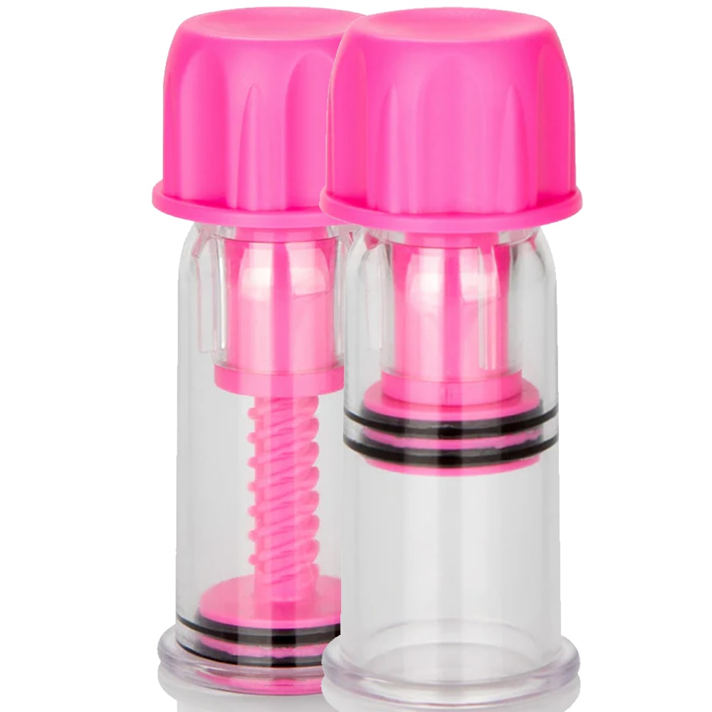 Calexotics Vacuum Twist Suckers Göğüs ucu Sıkıştırıcı
