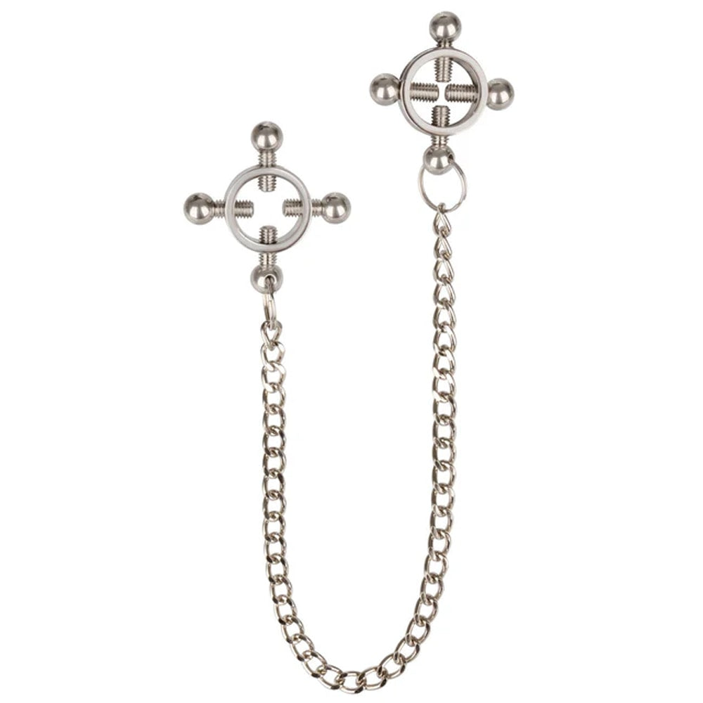 Calexotics 4 Point Nipple Press with Chain Göğüs Klipsi