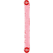 Doc Johnson 45 Cm Çift Başlı Pembe Realistik Jel Penis