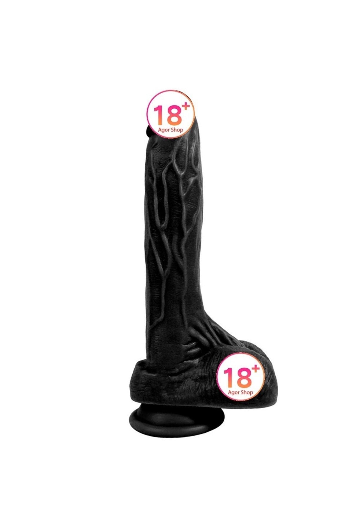 Dildo Series Dragon Realistik Zenci Dildo 21 Cm
